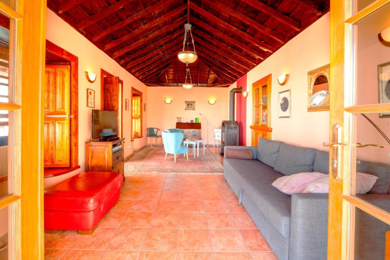Feriendomizil Finca Tijarafe Mit Beheiztem, Abdeckbarem Pool 外观 照片