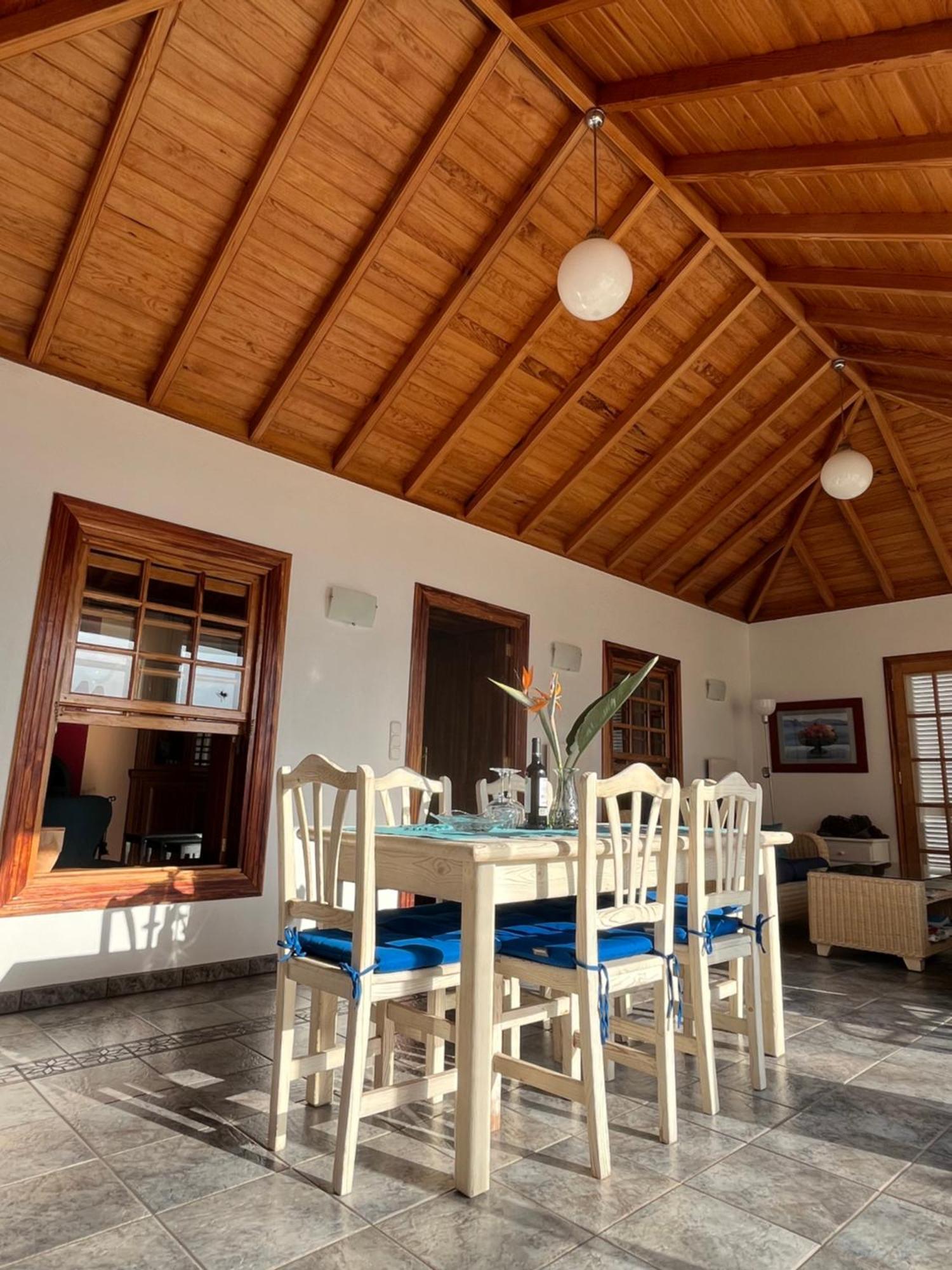 Feriendomizil Finca Tijarafe Mit Beheiztem, Abdeckbarem Pool 外观 照片