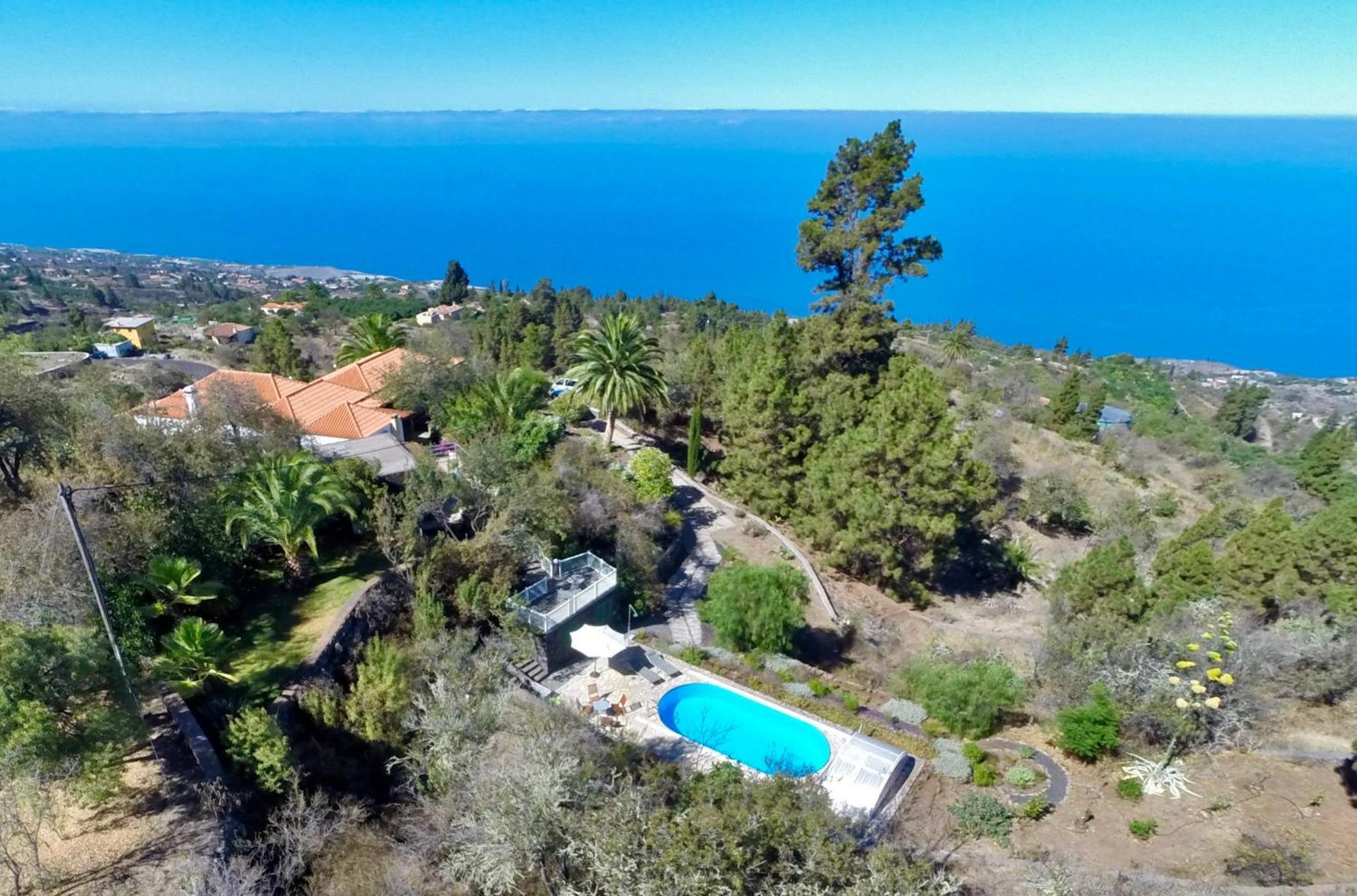 Feriendomizil Finca Tijarafe Mit Beheiztem, Abdeckbarem Pool 外观 照片
